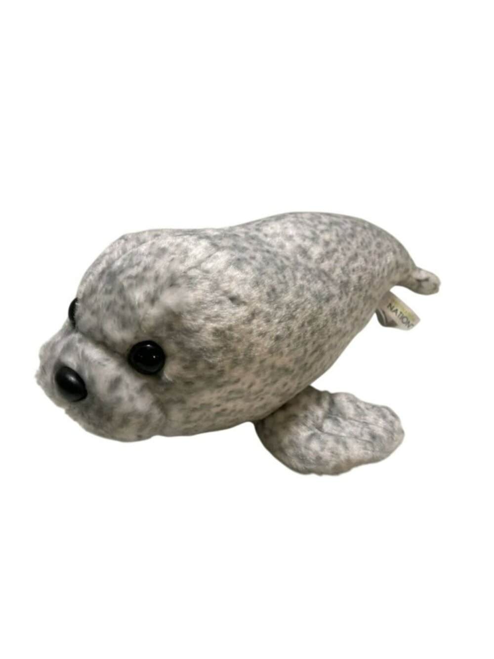 Destination Nation Gray Spotted Seal Plush Stuffed Animal Toy 12" By Aurora Worl